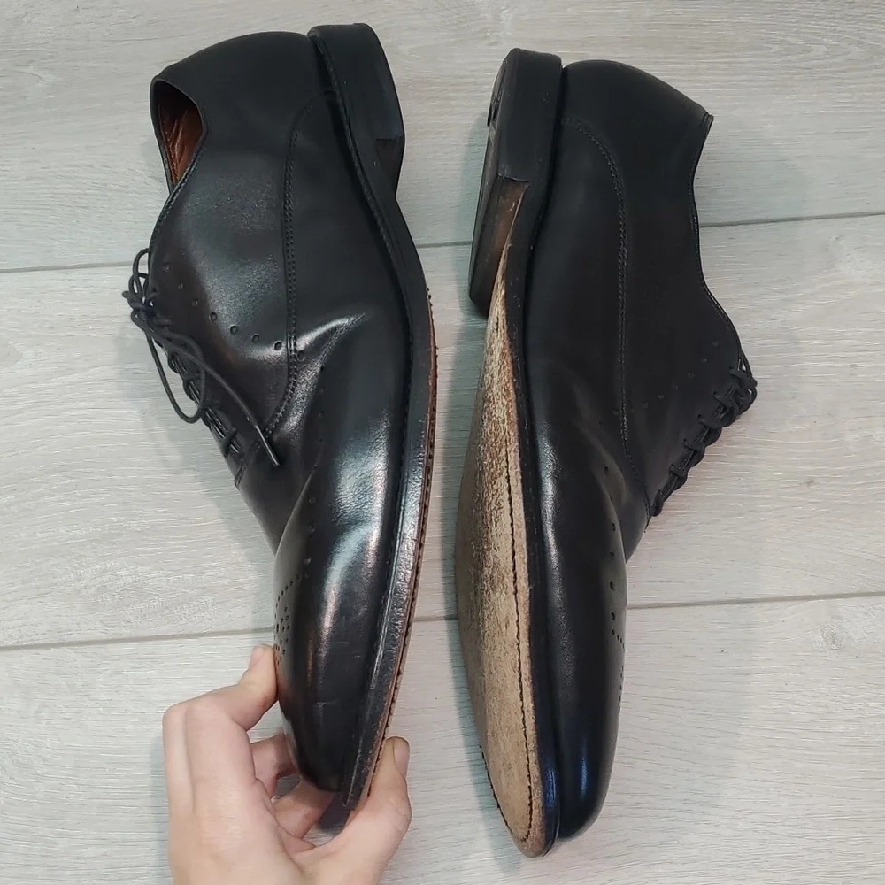 Allen Edmonds Mens WeyBridge 5908 USA Leather Oxford Loafer shoes sz 14B